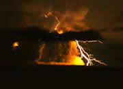 Volcanic Lightning