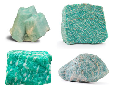 Amazonite mineral specimens