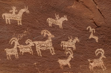 Arches National Park petroglyphs