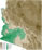 Arizona elevation map