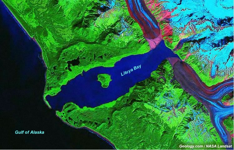 Lituya Bay Landsat Image