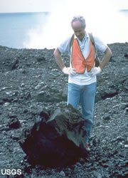 volcanic block