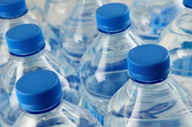 single-serving water bottles