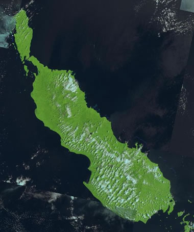 Bougainville satellite photo