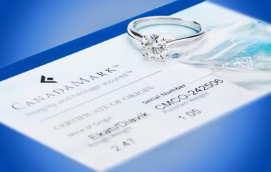 Canadian certified diamond