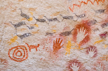 Pictographs at Cueva de las Manos