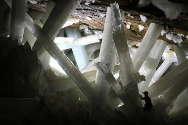 Columnar selenite gypsum