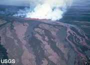 effusive eruption