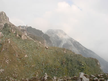 El Monje, La Mitad and El Caliente lava domes