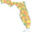 Florida county map