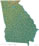 Georgia physical map
