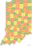 Indiana county map