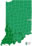 Indiana elevation map