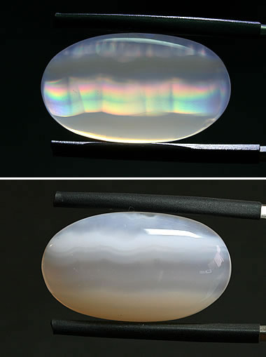 iris agate cabochon