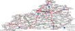 Kentucky cities map