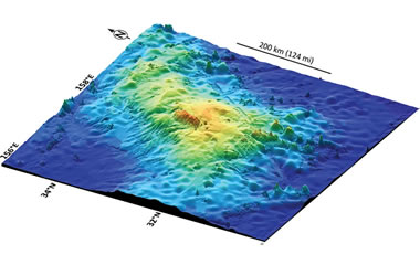 Tamu Massif - largest volcano
