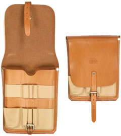 leather field book case