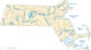 Massachusetts rivers map