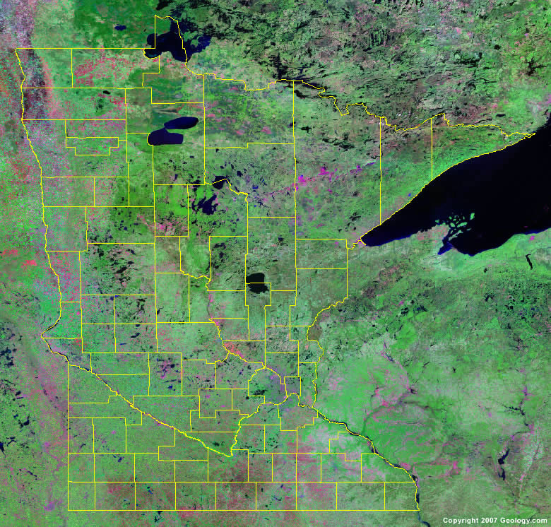 Minnesota County Map