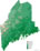 Maine elevation map