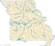 Missouri rivers map