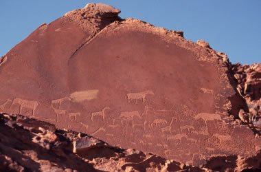 Namibia petroglyphs