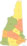 New Hampshire county map