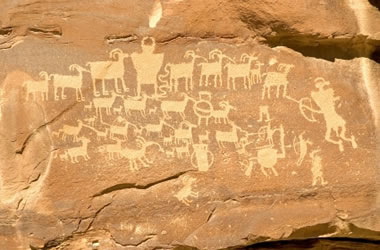 Nine Mile Canyon petroglyphs