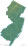 New Jersey physical map