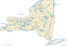 New York rivers map