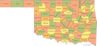 Oklahoma county map