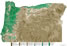 Oregon elevation map