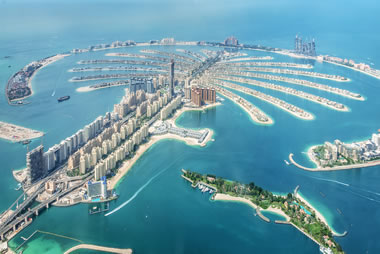 Palm Jumeirah aerial photo
