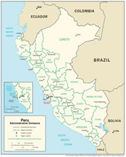 Peru Region Map
