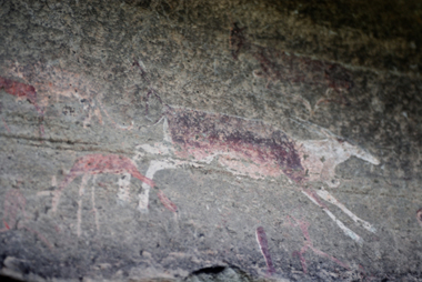 Pictographs near Drakensberg, South Africa