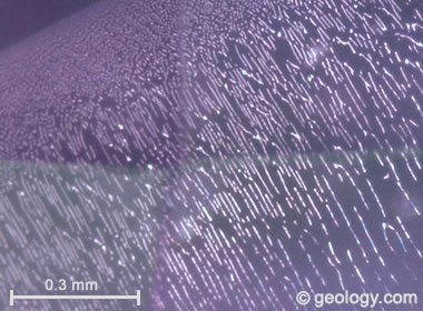 fingerprint inclusions in sapphire