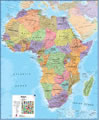 Africa wall map