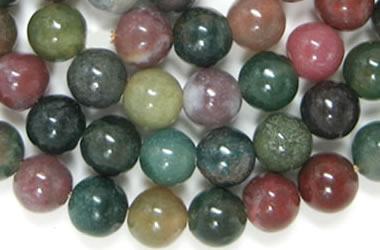 quartz beads jasper
