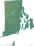 Rhode Island physical map