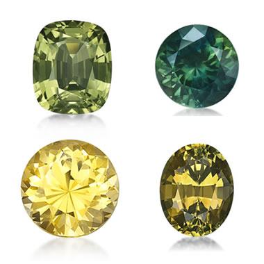 Fancy sapphires