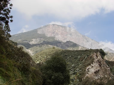 Santa Maria eruption layers