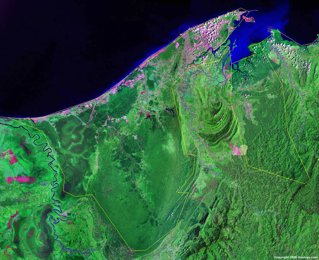 Brunei satellite photo