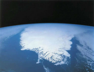 Greenland satellite image