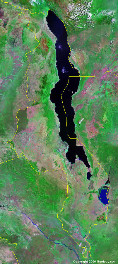 Malawi satellite photo