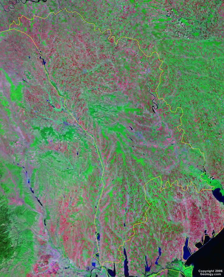 Moldova satellite photo