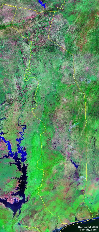 Togo satellite photo