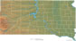 South Dakota physical map