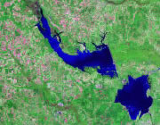 South Carolina Satellite Image