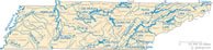 Tennessee rivers map