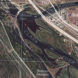 Aerial photo topo hybrid